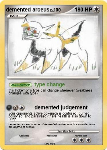 Pokemon demented arceus
