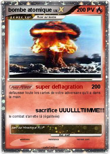 Pokemon bombe atomique