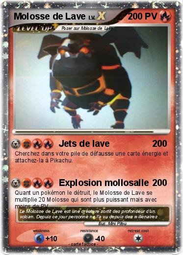 Pokemon Molosse de Lave