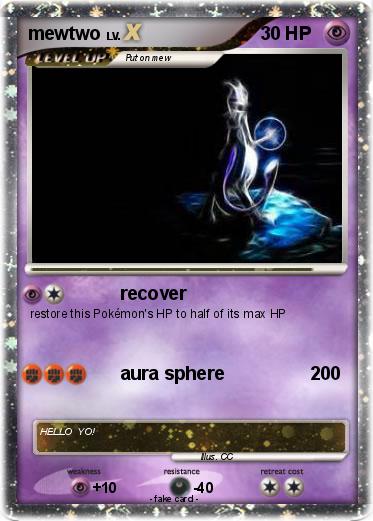 Pokemon mewtwo