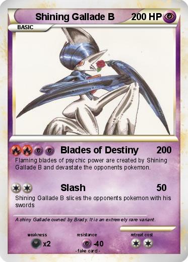 Pokemon Shining Gallade B