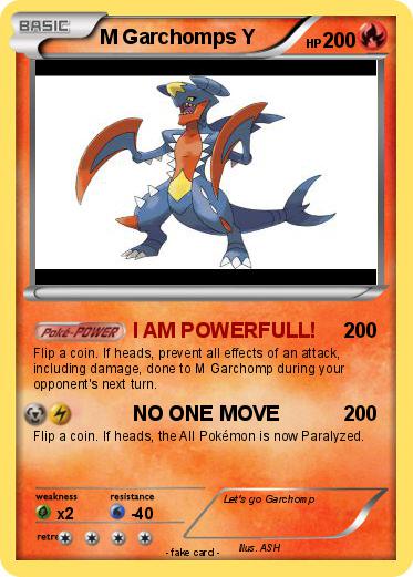 Pokemon M Garchomps Y