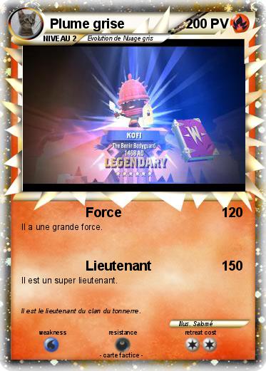 Pokemon Plume grise