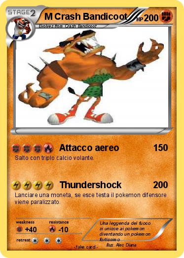 Pokemon M Crash Bandicoot