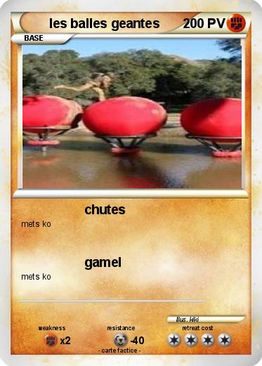 Pokemon les balles geantes