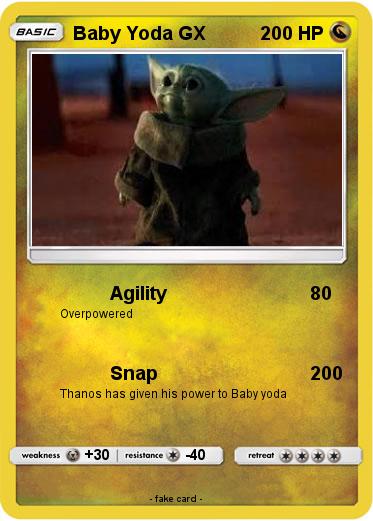 Pokemon Baby Yoda GX