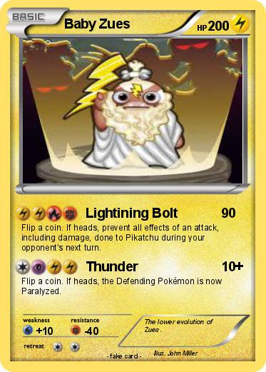 Pokemon Baby Zues