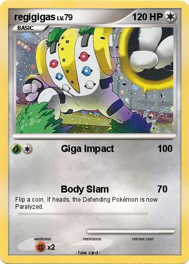 Pokemon regigigas