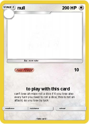 Pokemon null