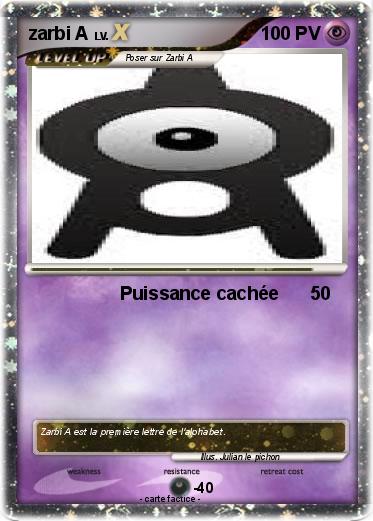 Pokemon zarbi A