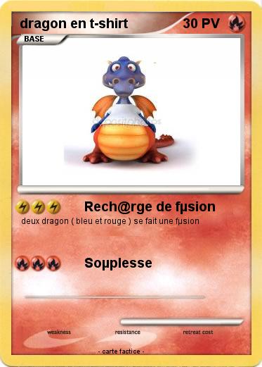 Pokemon dragon en t-shirt