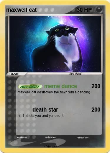 Pokemon maxwell cat