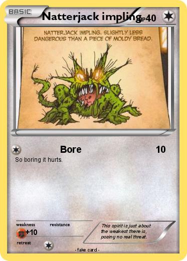 Pokemon Natterjack impling