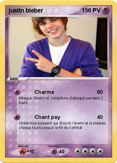 Pokemon justin bieber