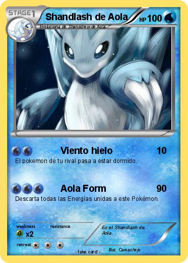 Pokemon Shandlash de Aola