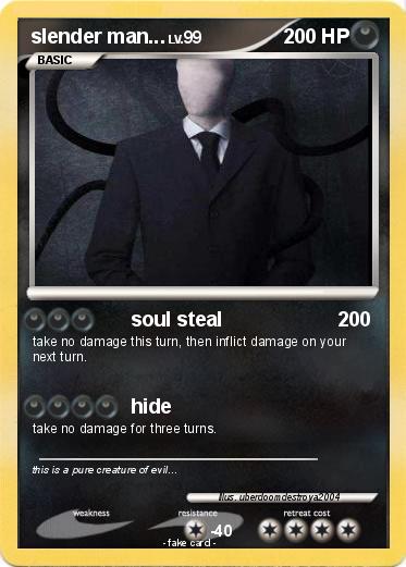 Pokemon slender man...