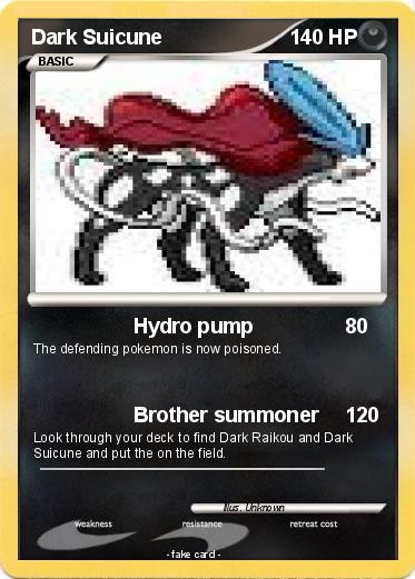 Pokemon Dark Suicune