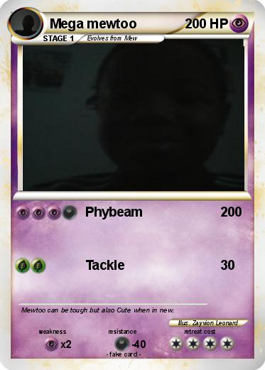 Pokemon Mega mewtoo