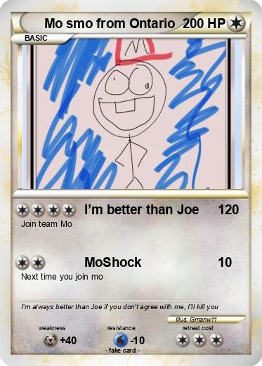 Pokemon Mo smo from Ontario