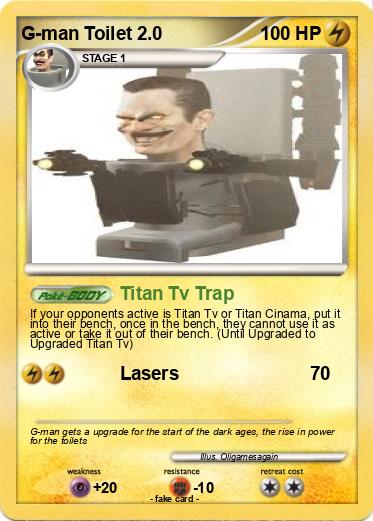 Pokemon G-man Toilet 2.0