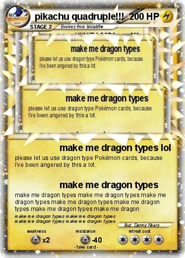 Pokemon pikachu quadruple!!!