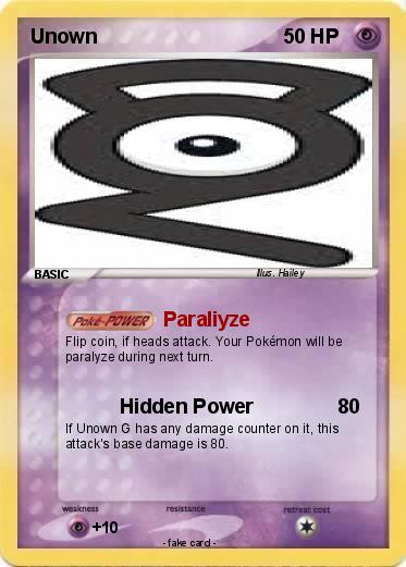 Pokemon Unown