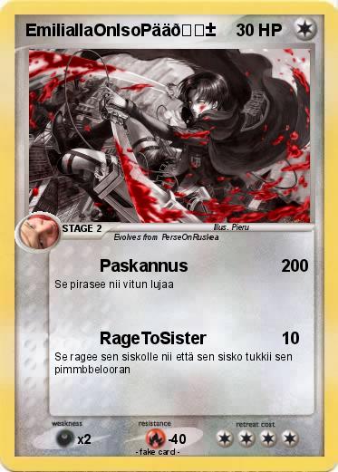 Pokemon EmiliallaOnIsoPää????