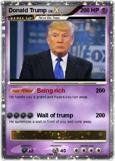 Pokemon Donald Trump