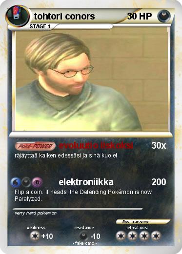 Pokemon tohtori conors