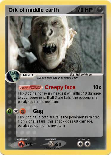 Pokemon Ork of middle earth