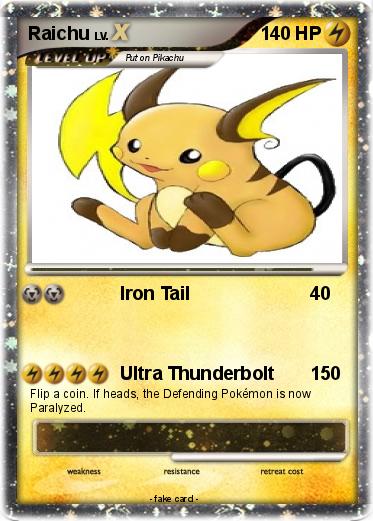 Pokemon Raichu