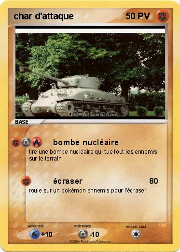 Pokemon char d'attaque