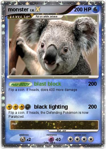 Pokemon monster