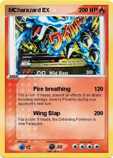 Pokemon MCharazard EX