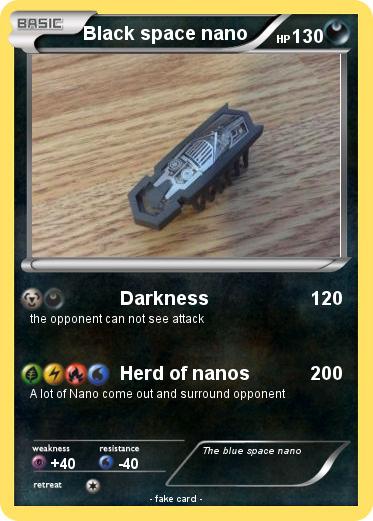 Pokemon Black space nano