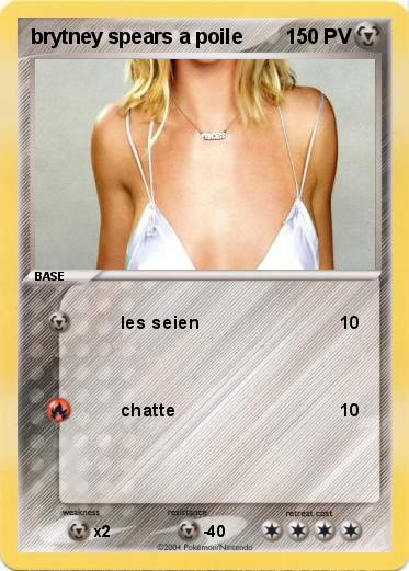 Pokemon brytney spears a poile