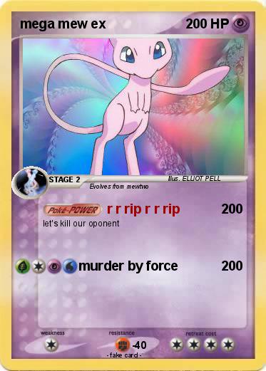 Pokemon mega mew ex