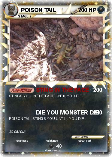 Pokemon POISON TAIL