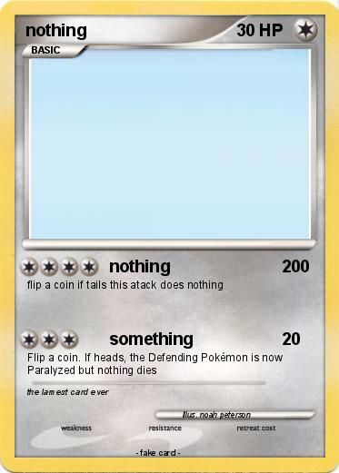 Pokemon nothing