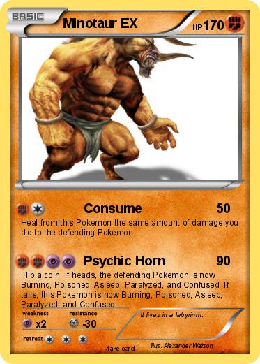 Pokemon Minotaur EX