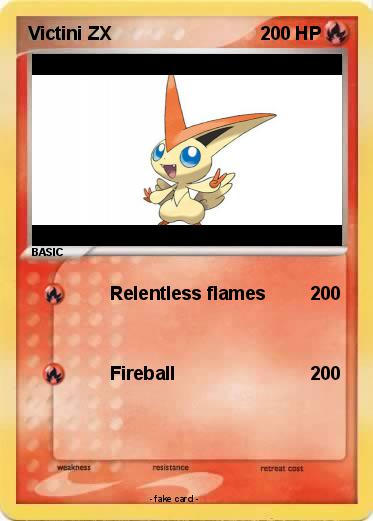 Pokemon Victini ZX