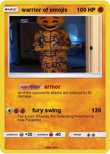 Pokemon warrior of emojis