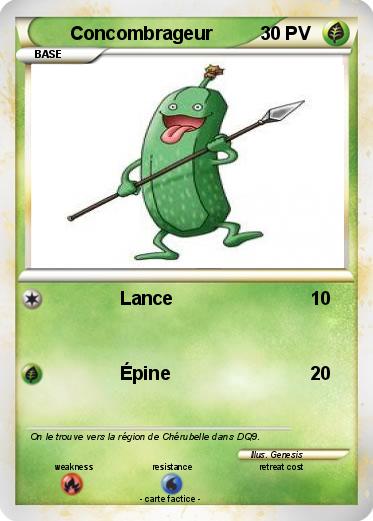 Pokemon Concombrageur