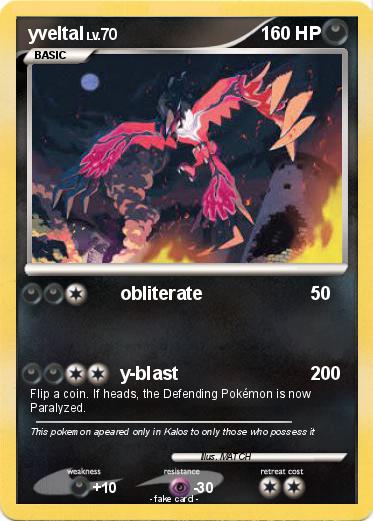 Pokemon yveltal
