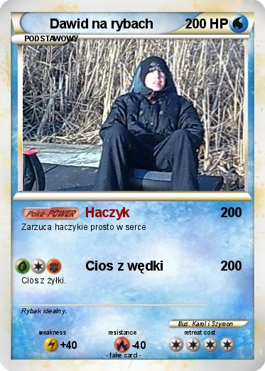 Pokemon Dawid na rybach