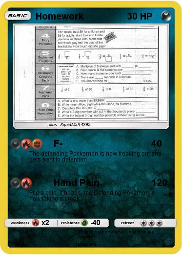 Pokemon Homework