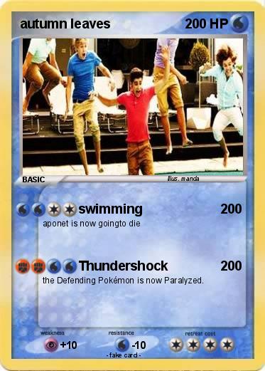 Pokemon autumn leaves