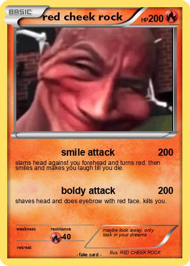 Pokemon red cheek rock