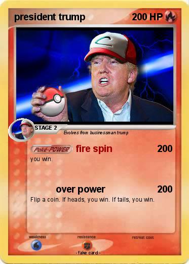 Pokemon president trump