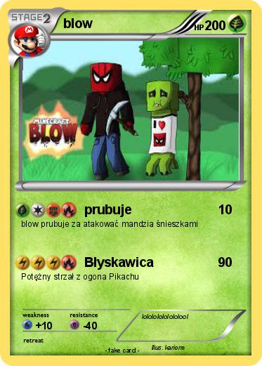 Pokemon blow
